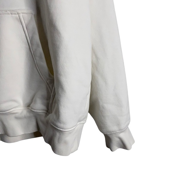 H&M Men's White Oversized Fit Hoodie With Motif - Picture 5 of 10